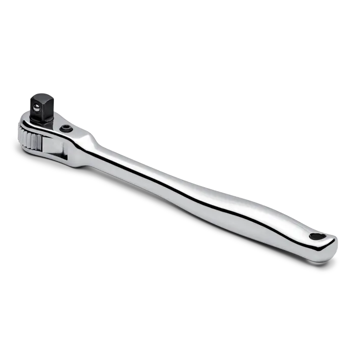 1/2" Dr. X 10-1/2" Ratchet W/Pear Shape-Single Pawl Open Head (Wright/USA)