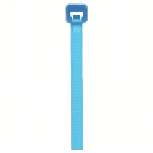 25Pk 11.6" X 120lb High Heat Cable Tie Tefzel/Aqua UV-Resistant (Panduit/Pan-Ty®)