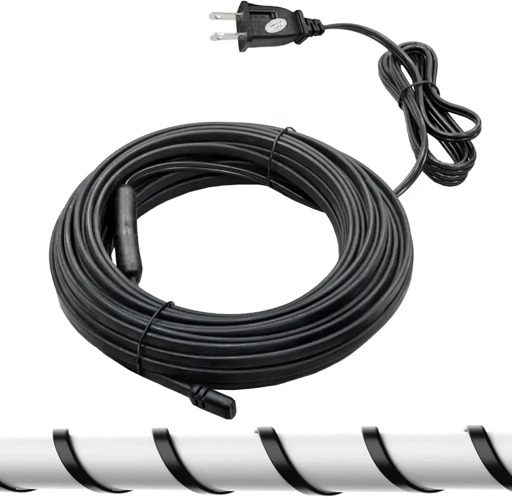 30Ft Heated Cable [Freeze Protection Down to -40°]