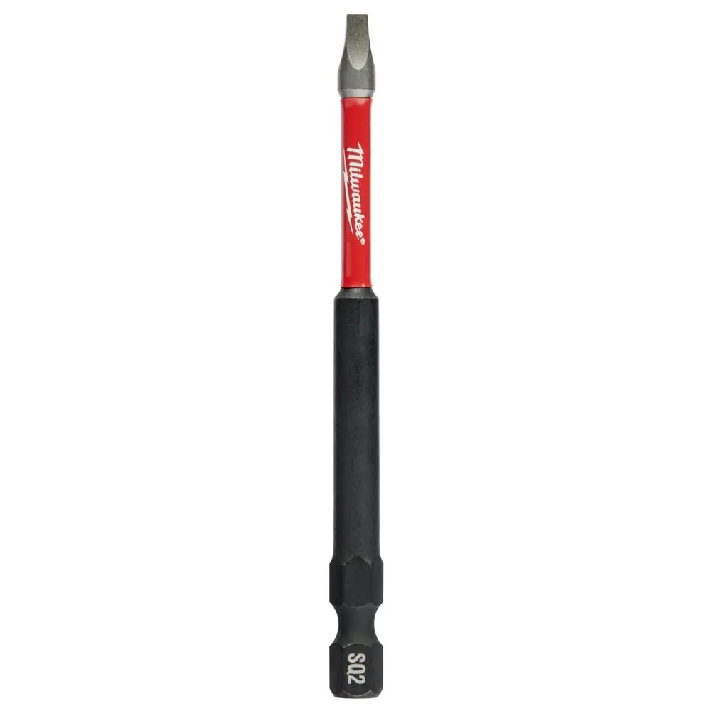#2 Square X 3-1/2" Impact Driver Bit (Milwaukee/SHOCKWAVE)