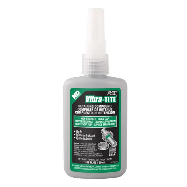 Green High Strength Retaining Compound Slip Fit 50ml (Vibra-Tite)
