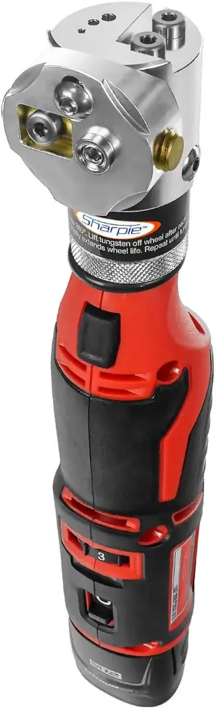 DXCL Milwaukee Powered 15°- 45° Adjustable Cordless Tungsten Sharpener/Grinder (Arczone/Sharpie)