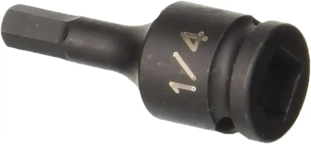1/4" Hex Driver Impact Socket 3/8" Dr. (Grey Pneumatic)