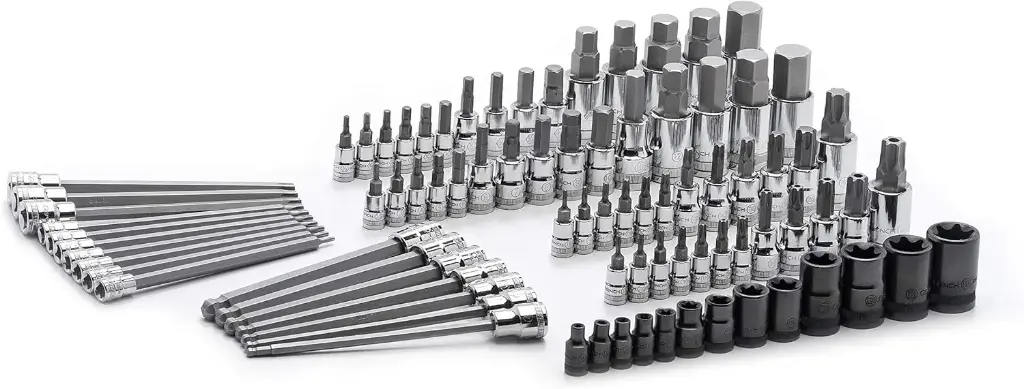 84Pc Master SAE/Metric Hex & Torx Bit Socket Set (Gearwrench)
