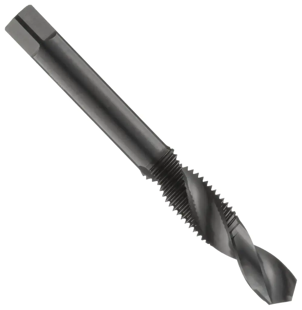 M6-1.0 Combination Drill & Tap HSS