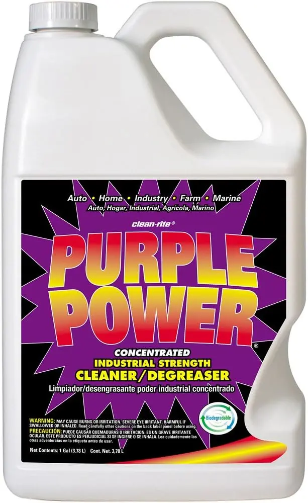 1 Gallon Industrial Strength Cleaner/Degreaser (Purple Power)