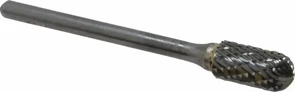 1/4" Double Cut Carbide Burr 1/8" Shank (SGS)