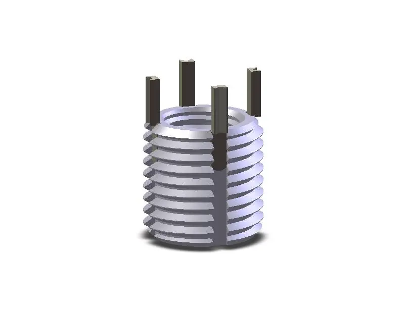 1/2"-13 ID X 13/16"-16 OD Extra Thick Wall Key-Locking Insert/Keensert Stainless Steel #MS51832-106