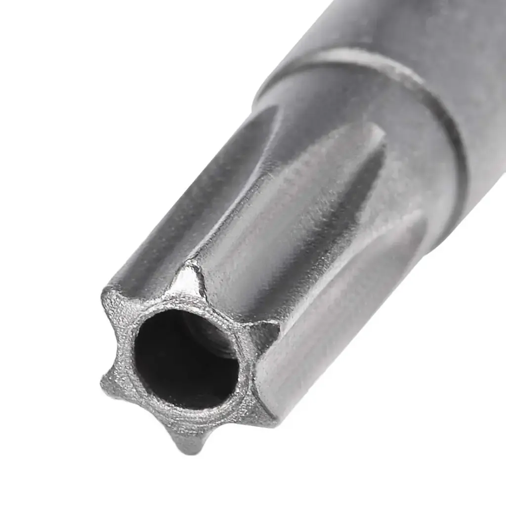 T25 X 6" Security Torx [Tamper-Proof] Driver Bit 1/4" Hex Shank