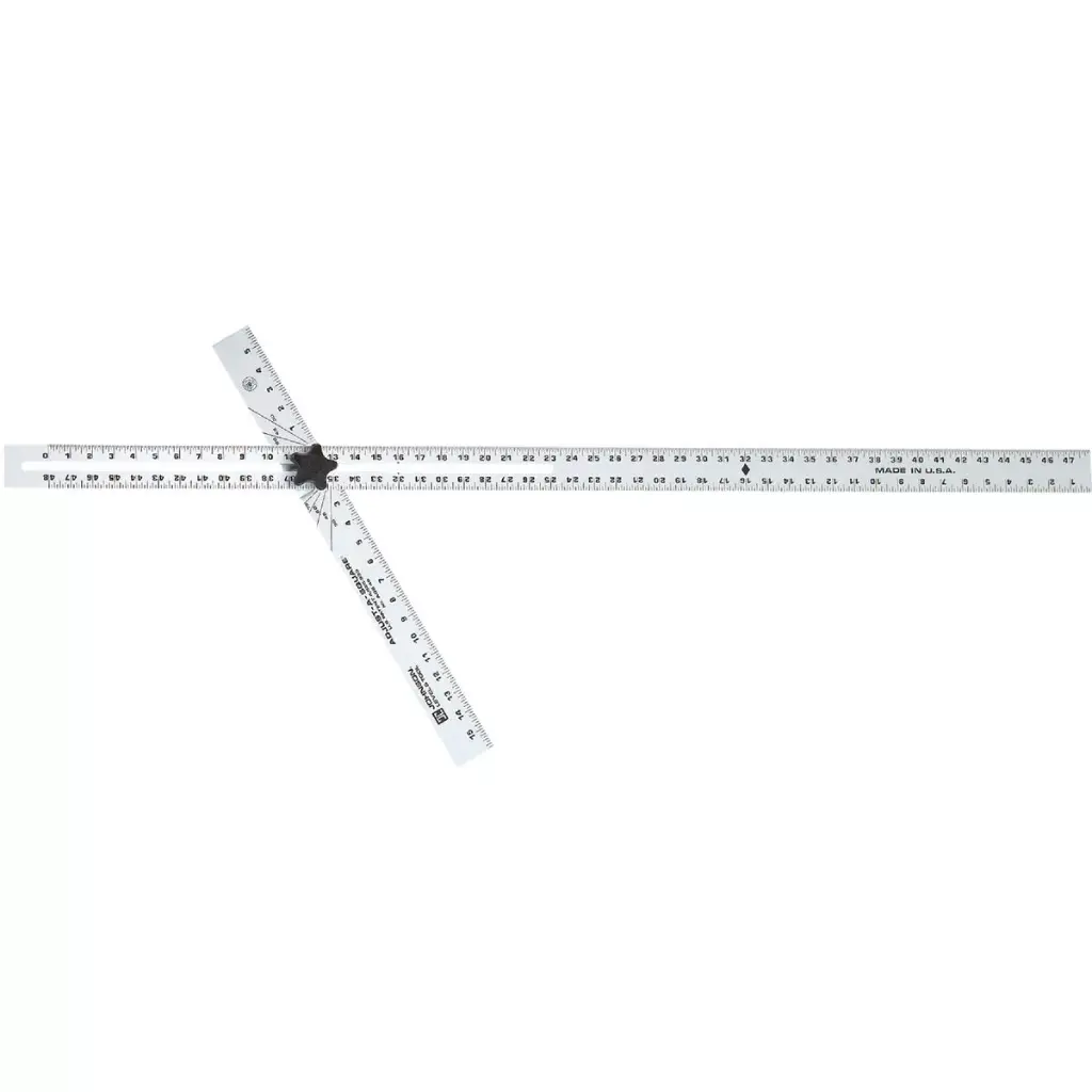 48" X 2" Adjustable Aluminum T-Square (Johnson)