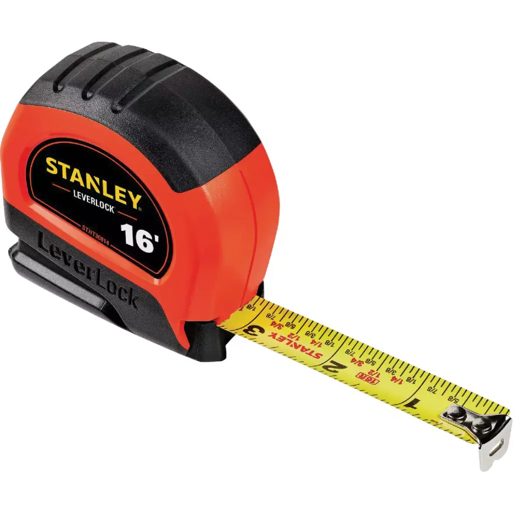 16Ft LeverLock High-Visability Tape Measure (Stanley)