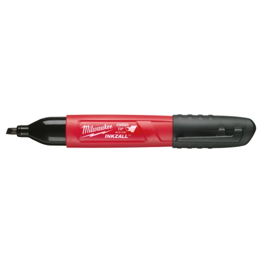 INKZALL Black Chisel Tip Jobsite Permanent Marker (Milwaukee)