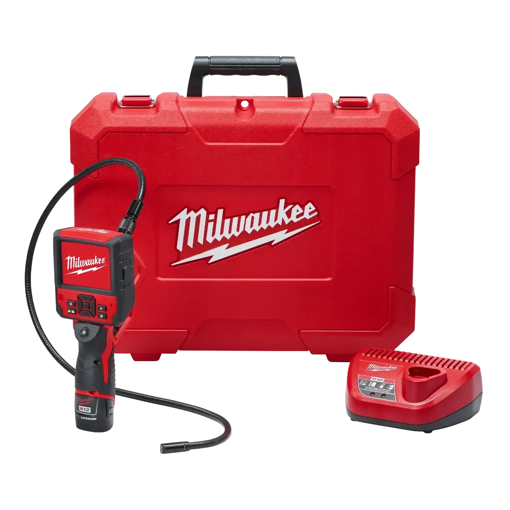 M12 M-Spector Flex 3Ft Cordless Inspection Camera Cable Kit W/[1] Battery, Charger & Case (Milwaukee)