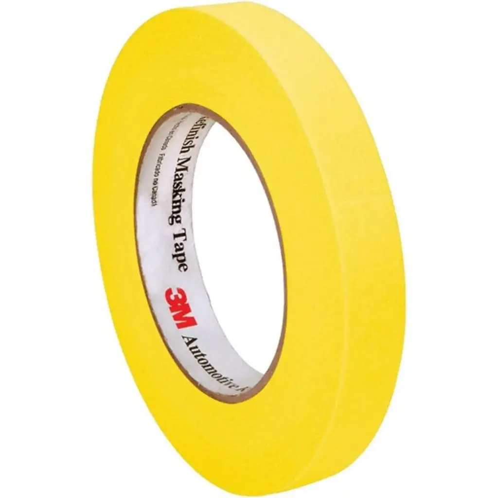 18mm (3/4") Automotive Refinish Masking Tape [Yellow] (3M)