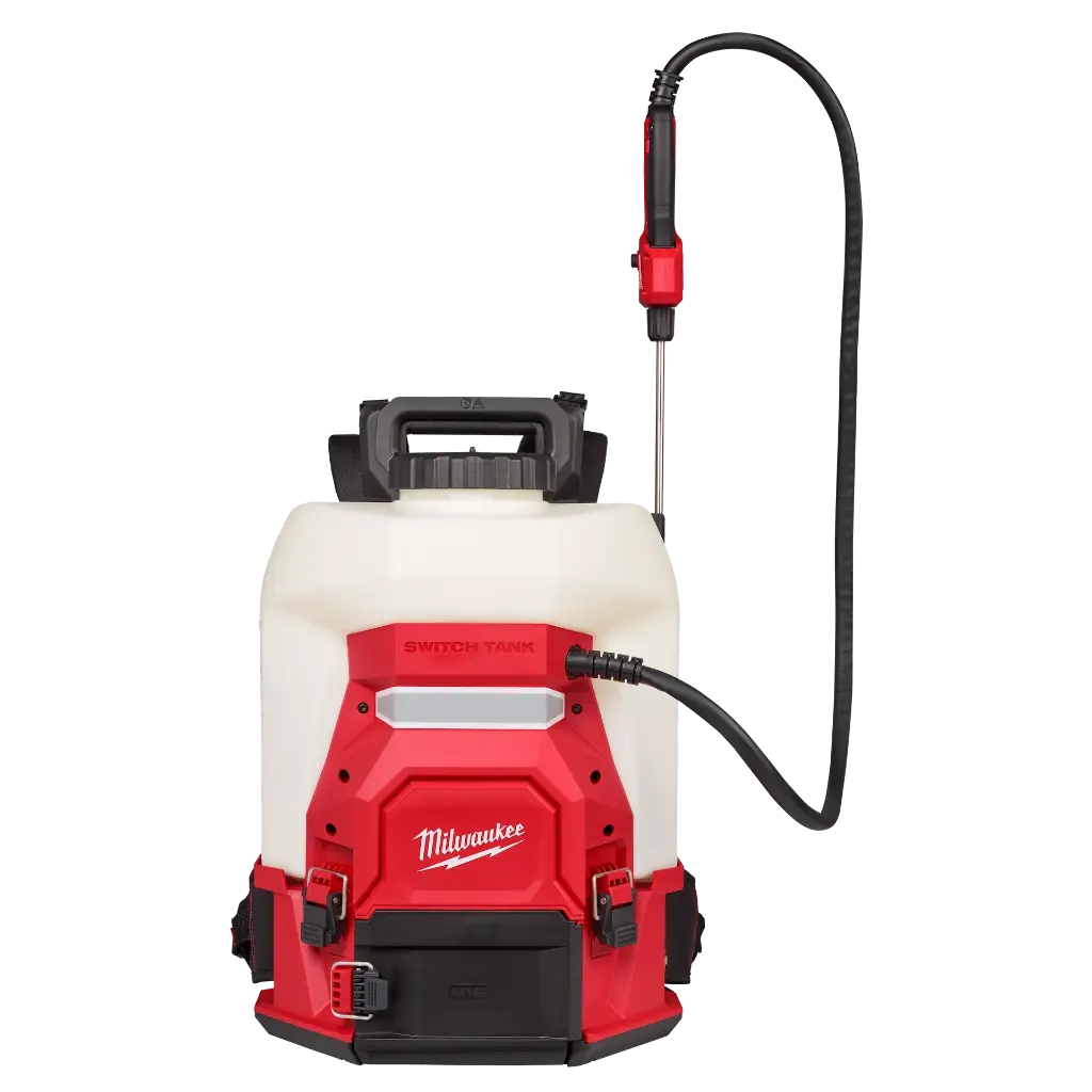 M18 4 Gallon Backpack Pesticide Sprayer Kit [Switch Tank Interchangeable Capability] W/[1] 3.0 Battery & Charger (Milwaukee)