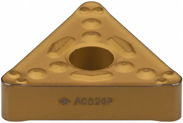 Carbide Coated Finish TN Insert [Neutral, 0.6496" Long, 0.375" Inscribed Circle, 0.0156" Corner Radius, 60° Triangle (Sumitomo) #TNMG321ENG-AC820P
