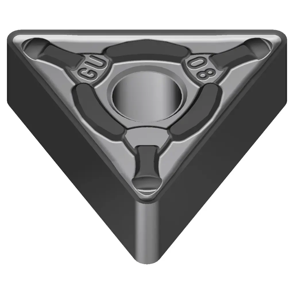 Carbide Coated Finish TN Insert [Neutral, 0.8661" Long, 0.50" Inscribed Circle, 0.0313" Corner Radius, 60° Triangle (Sumitomo) #TNMG432EGU-AC6030M
