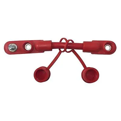 Red 7" Group 31 Overmold Cable Assembly for 2 Battery Setup