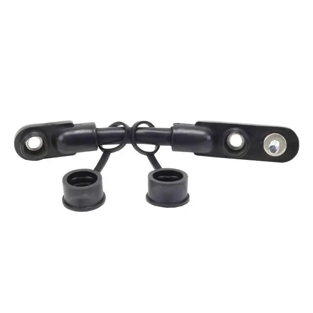 Black 7" Group 31 Overmold Cable Assembly for 2 Battery Setup