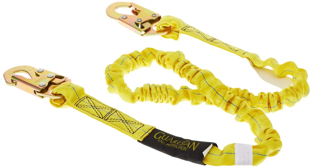6Ft Single Leg Internal Shock Lanyard W/Snap Hooks [IS-72] (Guardian)