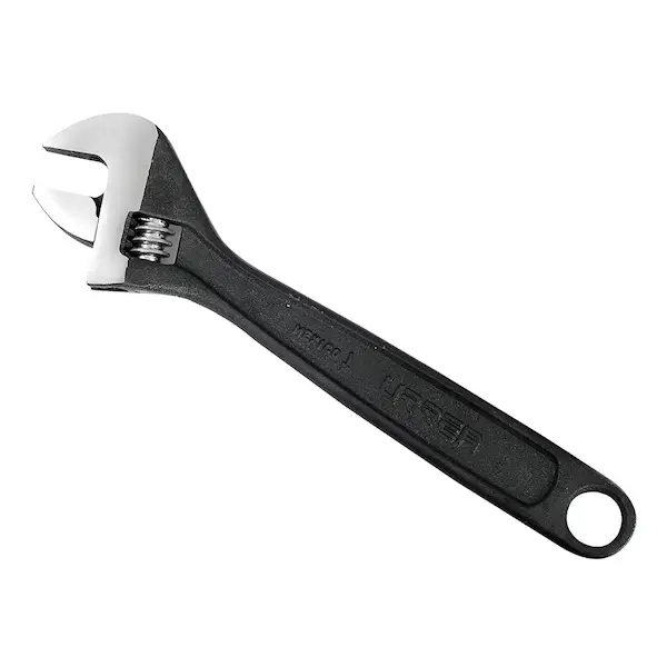 12" Adjustable Wrench Black Finish (Urrea)