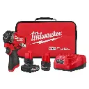 M12 3/8" Stubby Impact Wrench Kit W/[1] 5.0 & [1] 2.5CP High Output Batteries, Charger & Case (Milwaukee)