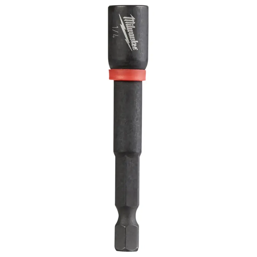 1/4" X 2-9/16" Impact/Alloy Steel Magnetic Nut Driver (Milwaukee/SHOCKWAVE)