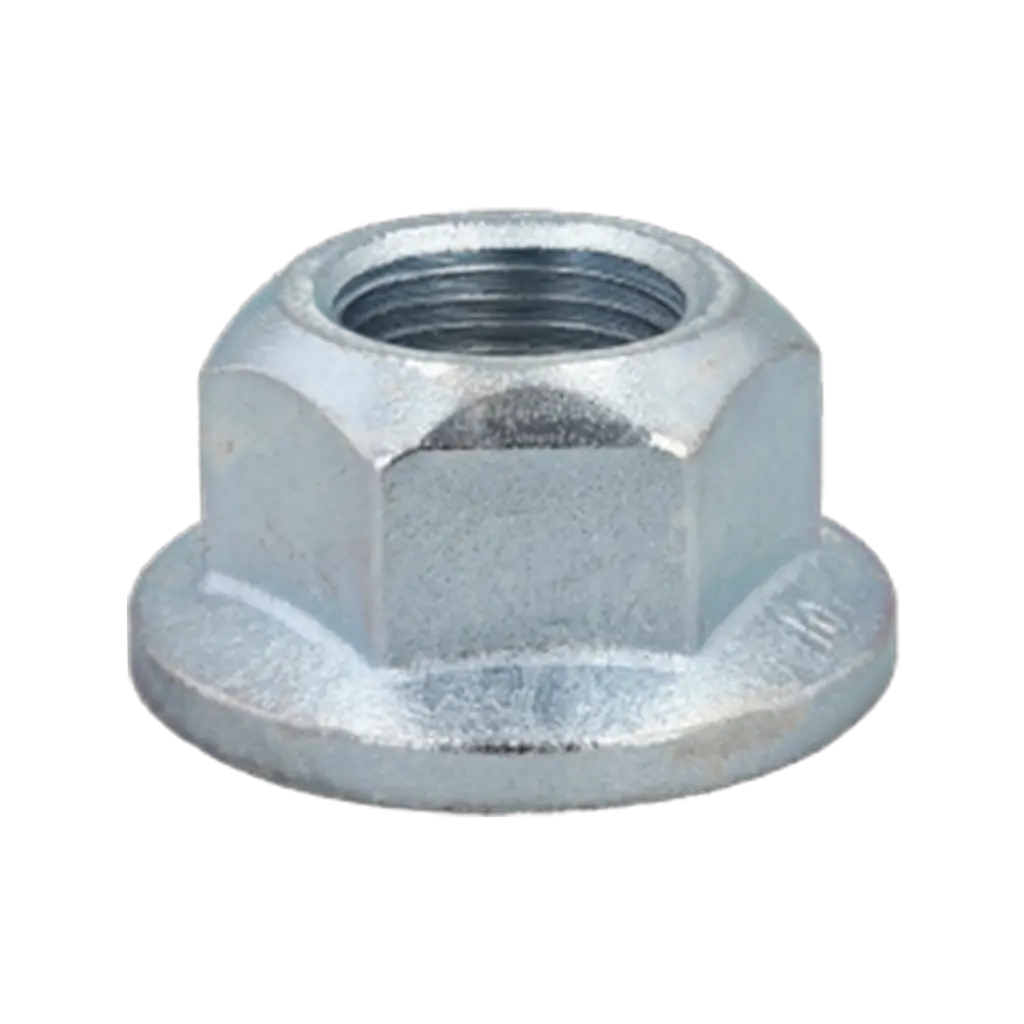 M20-2.5 Hex Flange Frame Lock Nut Class 10 ZP DIN6927
