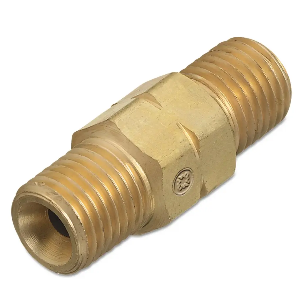 Acetylene/Fuel Male/Male Brass Hose Coupler B-Size [200 Psi]