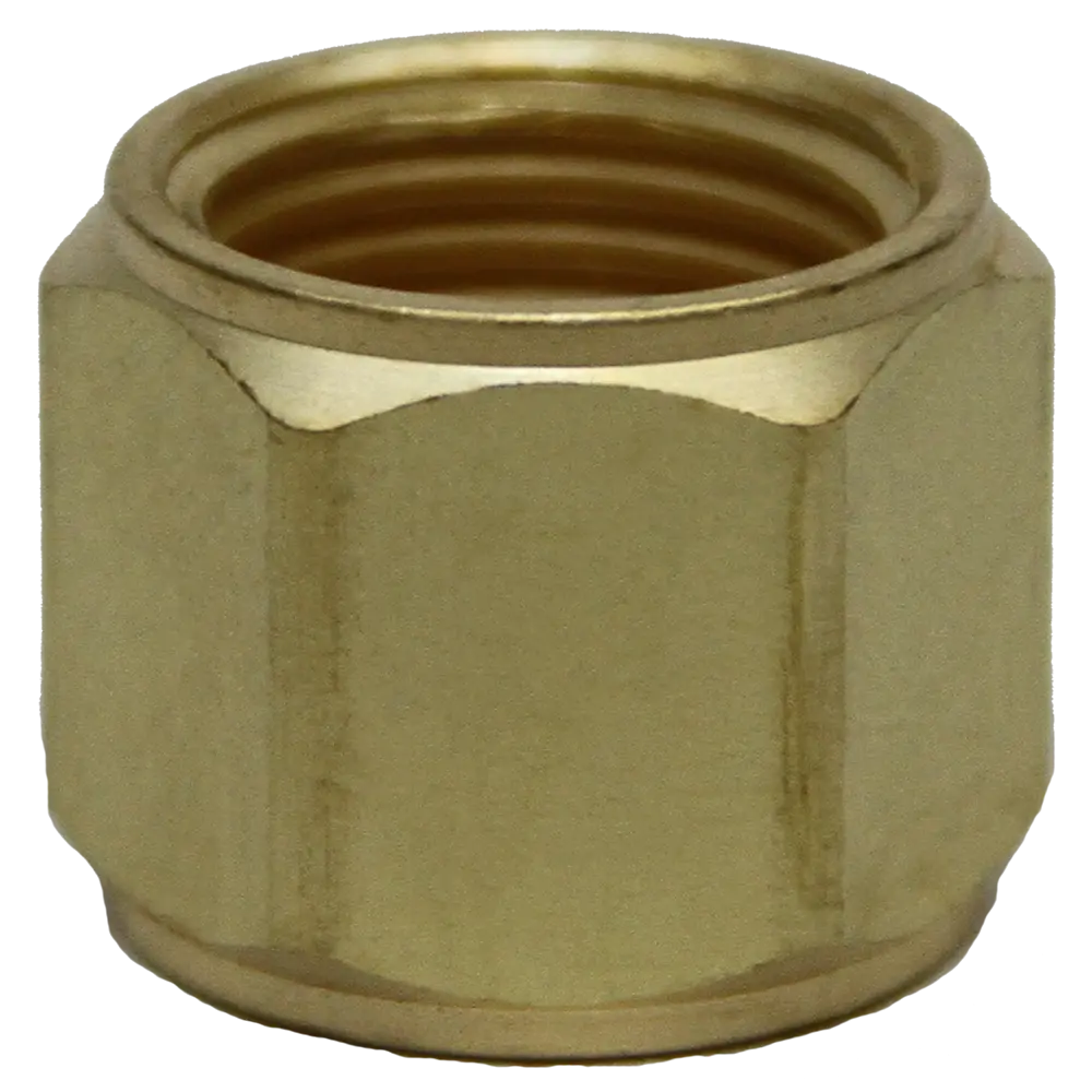 Oxygen Standard Brass Hose Nut "B" 9/16"-18 RH [200 psig] CGA-022