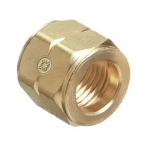 Acetylene/Fuel Standard Brass Hose Nut "B" 9/16"-18 LH [200 psig] CGA-023