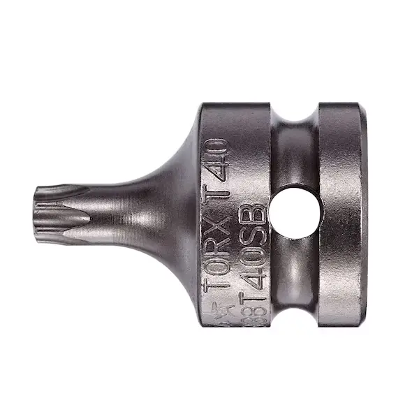 T40 Impact Driver Bit Socket 1/2" Dr. (Vega)
