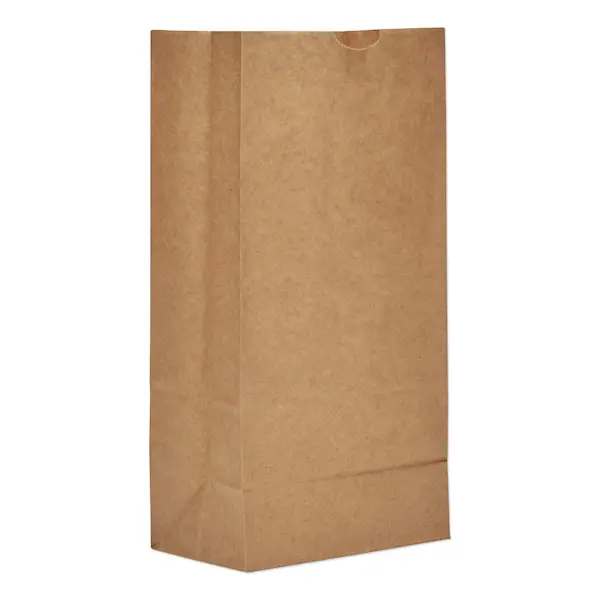 500Pk #8 Kraft Paper Bags [6.13" x 4.17" x 12.44"] 57lbs Kraft (General)