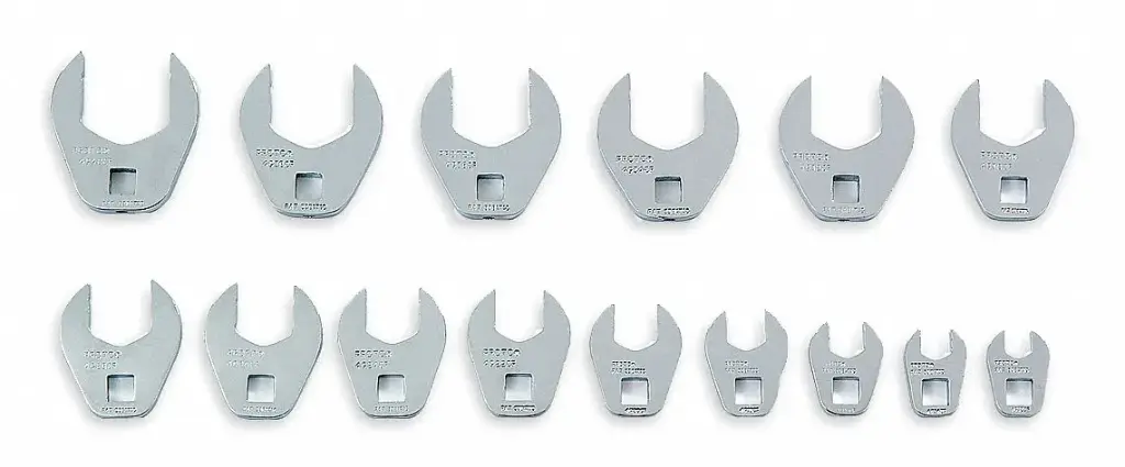 22Pc SAE 1/2" Dr. Crowsfoot Wrench Set [15/16" to 2-1/2"] (Proto/USA)