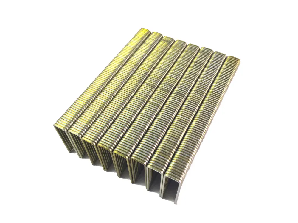16Ga X 7/16" (Cr) X 1-1/4" (L) Electrical Galvanized Staples [10,000] (Unicatch)