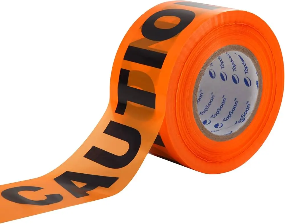 3" X 1000Ft Hi-Viz Orange Caution Tape