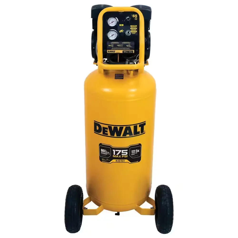 26 Gallon Portable Electric Air Compressor [175PSA] Ultra Quiet (Dewalt)