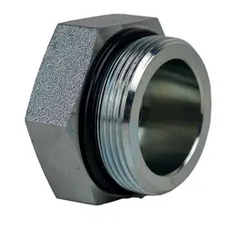 -6 ORB [9/16"-18] Boss O-Ring Hex Plug Steel