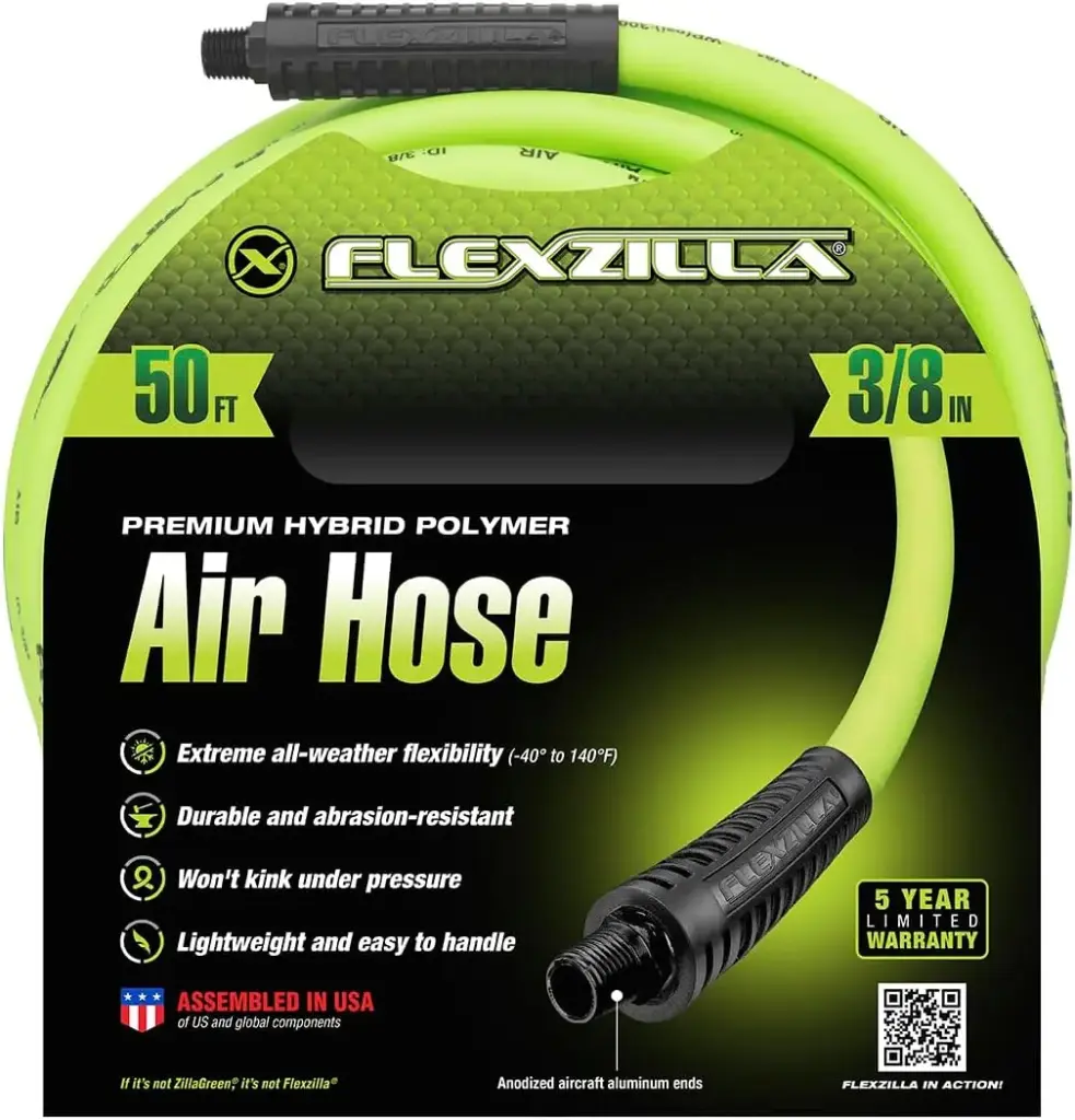 3/8" X 50Ft Air Hose 300psi 1/4 NPT Ends (Legacy/Flexzilla)