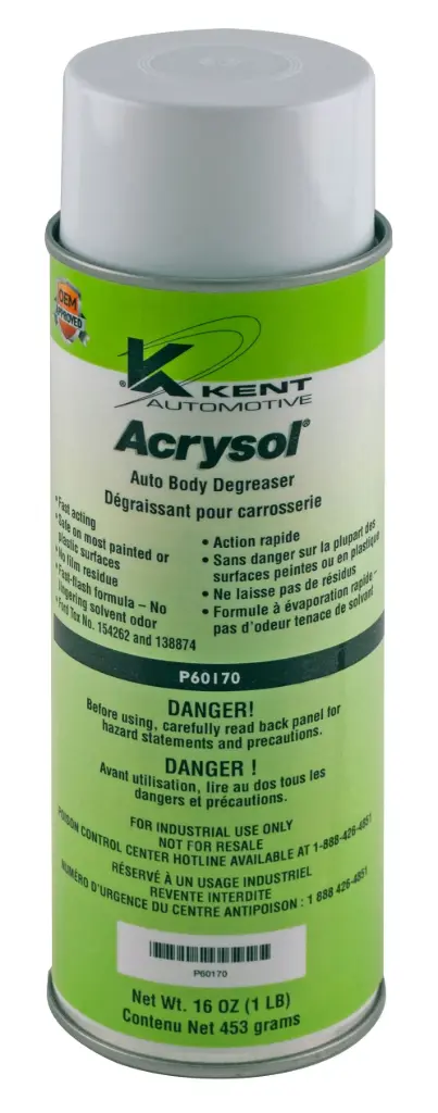 Acrysol Auto Body Degreaser 16oz Aerosol (Kent)