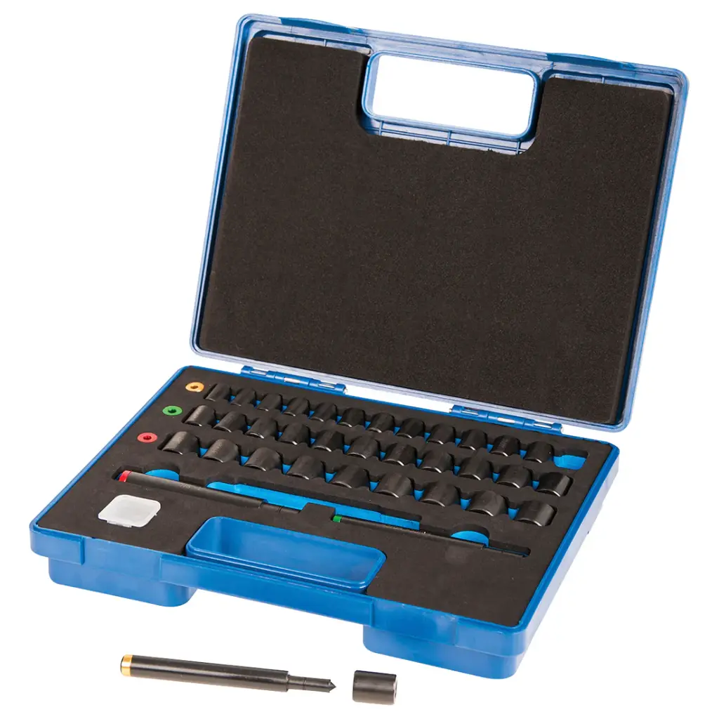 36Pc Xtra-Punch™ Transfer Punch Set [1/2" to 1" by 64ths] (Fowler/High Precision®)