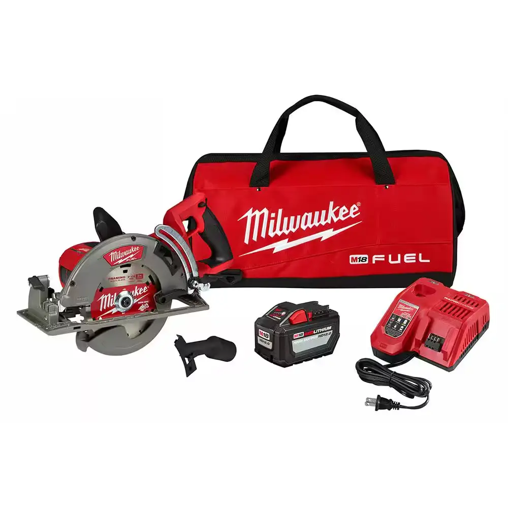 7-1/4" Rear Handle Circular Saw Kit W/[1] 12.0 High Output Battery & Charger (Milwaukee)