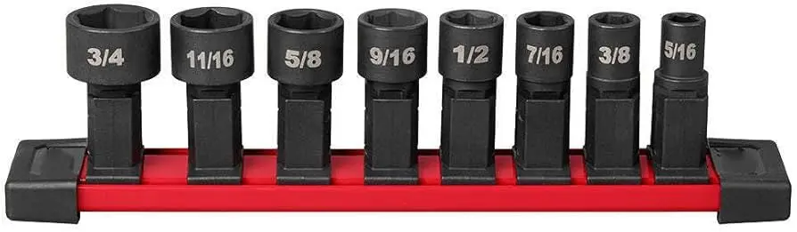 8Pc SAE INSIDER Box Ratchet Socket [5/16"-3/4"] (Milwaukee)