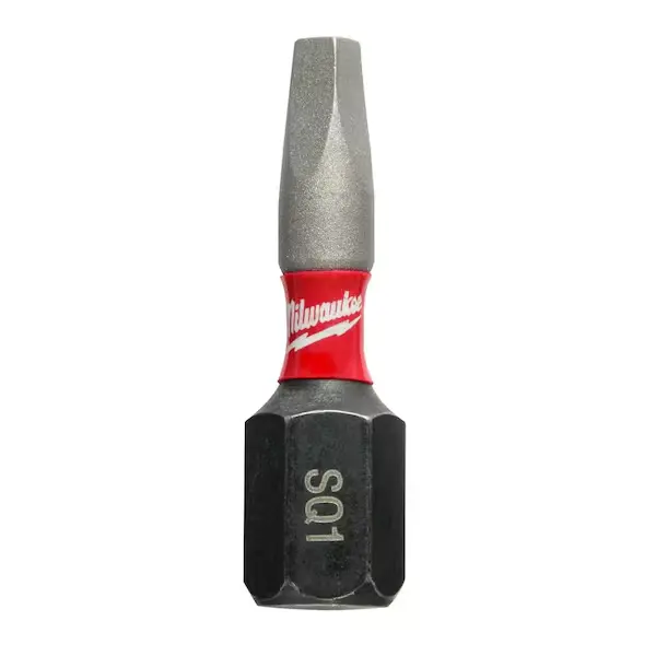 #1 Square X 1" Impact Driver Bit (Milwaukee/SHOCKWAVE)