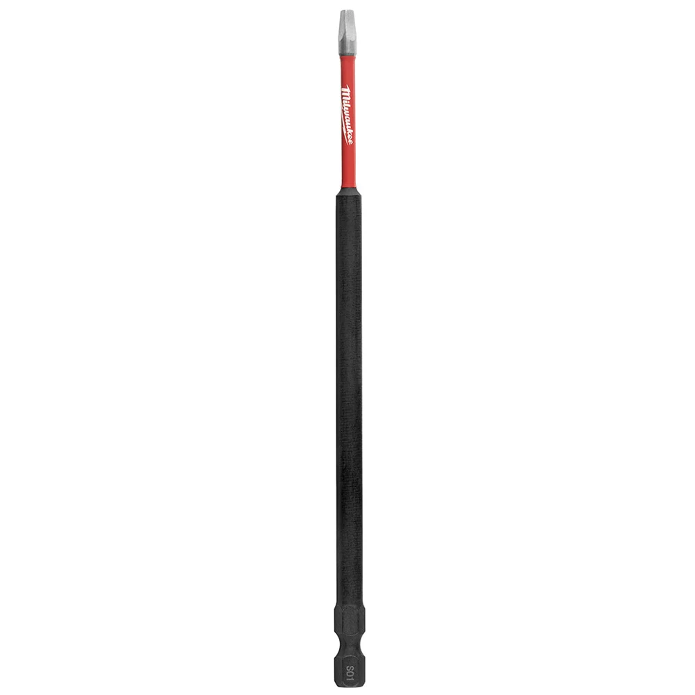#1 Square X 6" Impact Driver Bit 1/4" (Milwaukee/SHOCKWAVE)