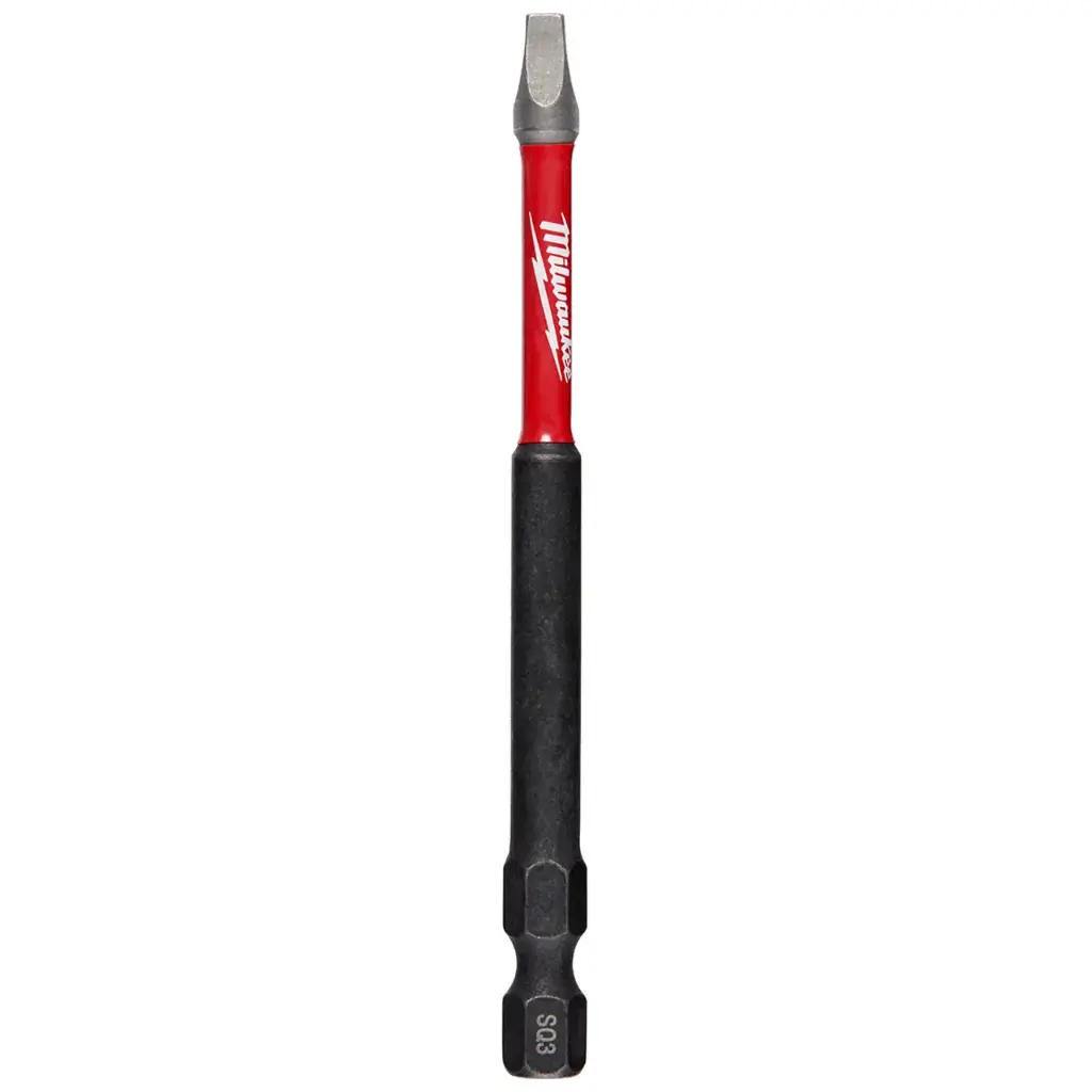#3 Square X 3-1/2" Impact Driver Bit (Milwaukee/SHOCKWAVE)