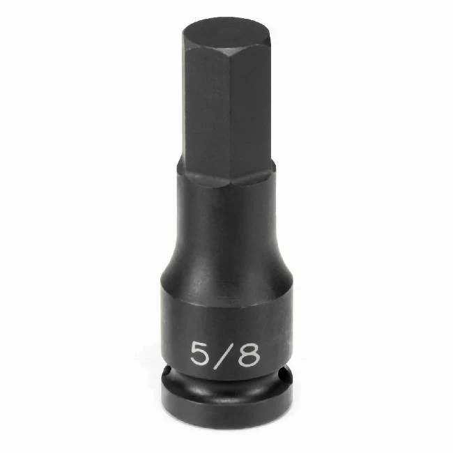 5/8" X 1/2" Dr. Impact Hex Driver (Grey Pneumatic)