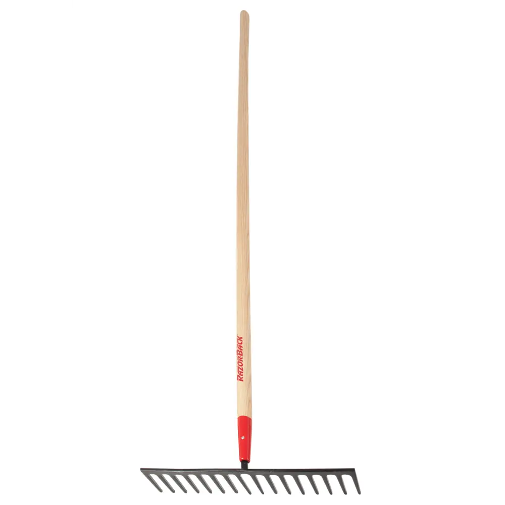 16 Tine Road/Stone Rake 66" Hardwood Handle (Razorback)