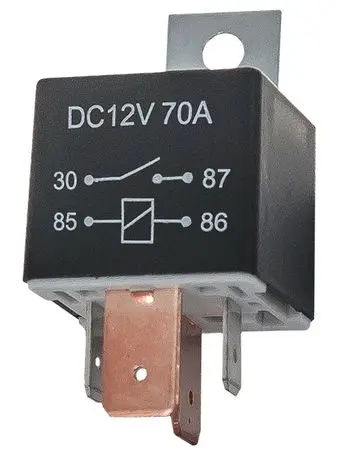 24V SPST-NO 70A [50A@12V] 4 Terminal Bracket Mount Relay