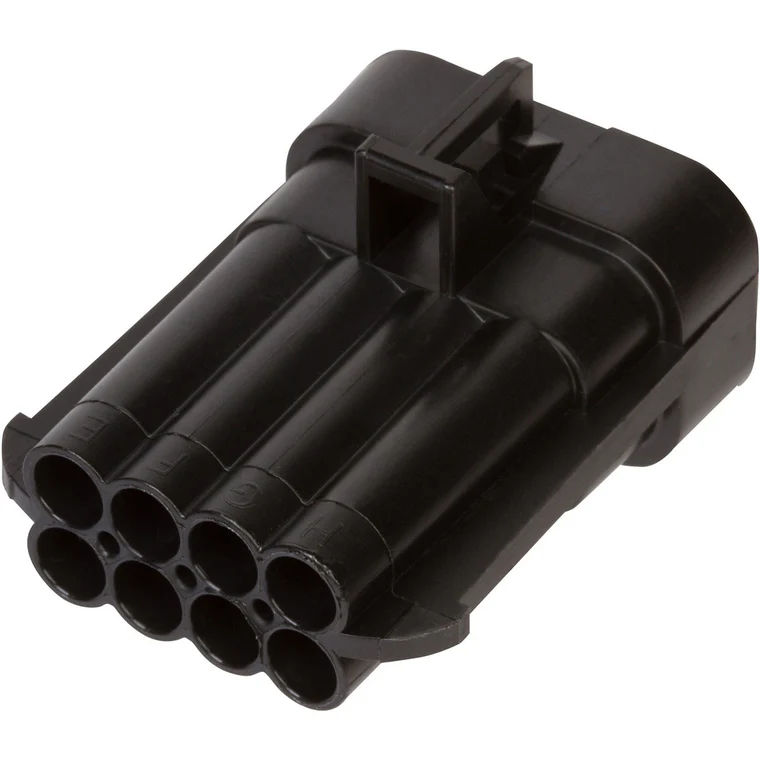 8 Way Black Sealed Male Connector (Metri-Pack 150)